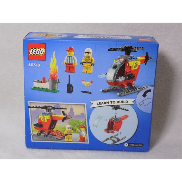 LEGO City Fire Helicopter Toy 60318 Brand New Building Toys - Picture 4 of 10